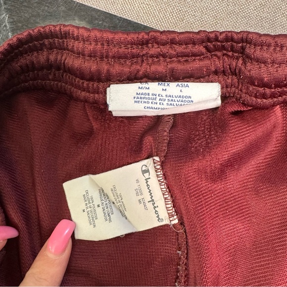 Champion Men’s Sport Shorts – Burgundy, M - Picture 5 of 7